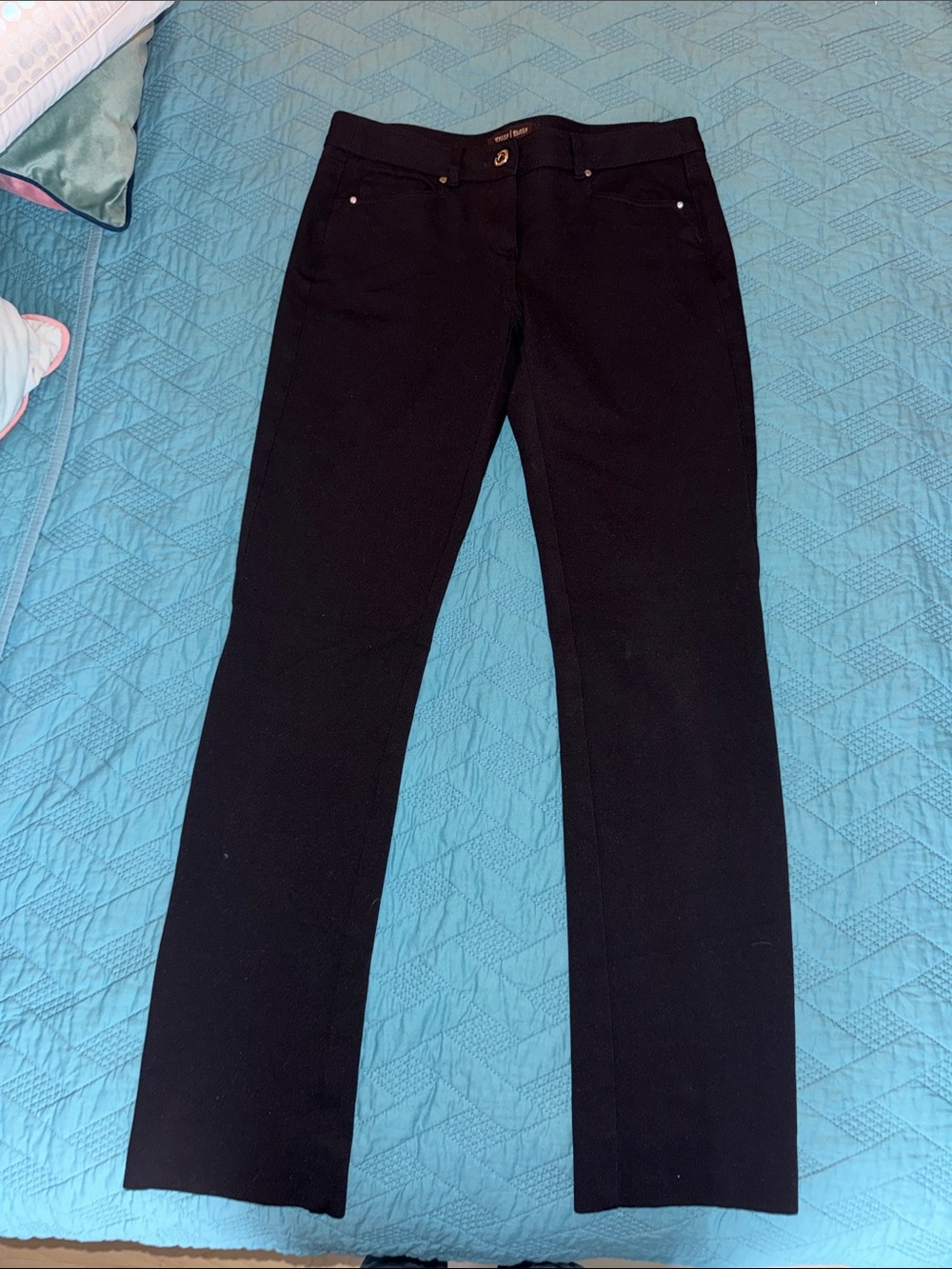 Black Straight Leg Pants